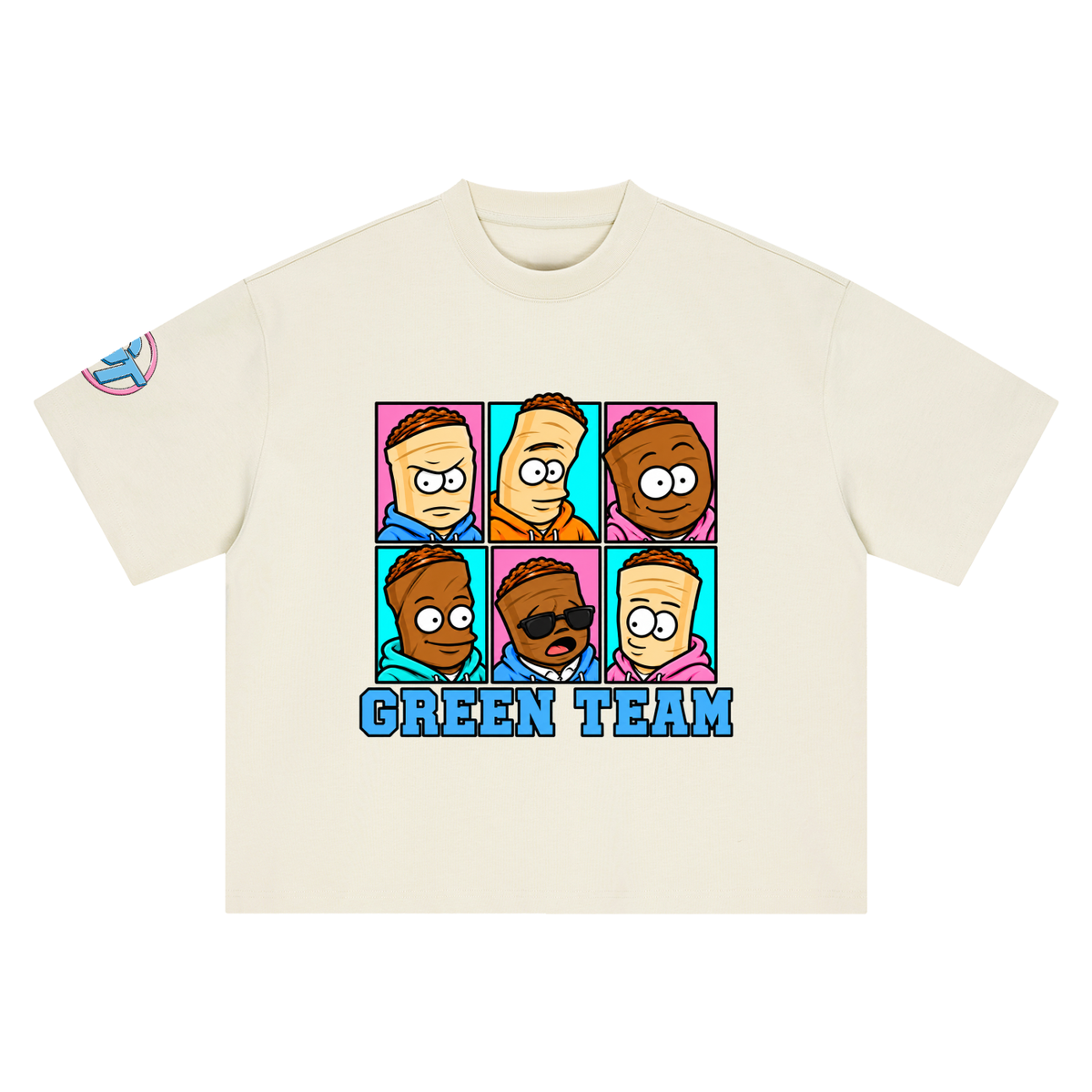 Green Team “Offline” Boxy Tee