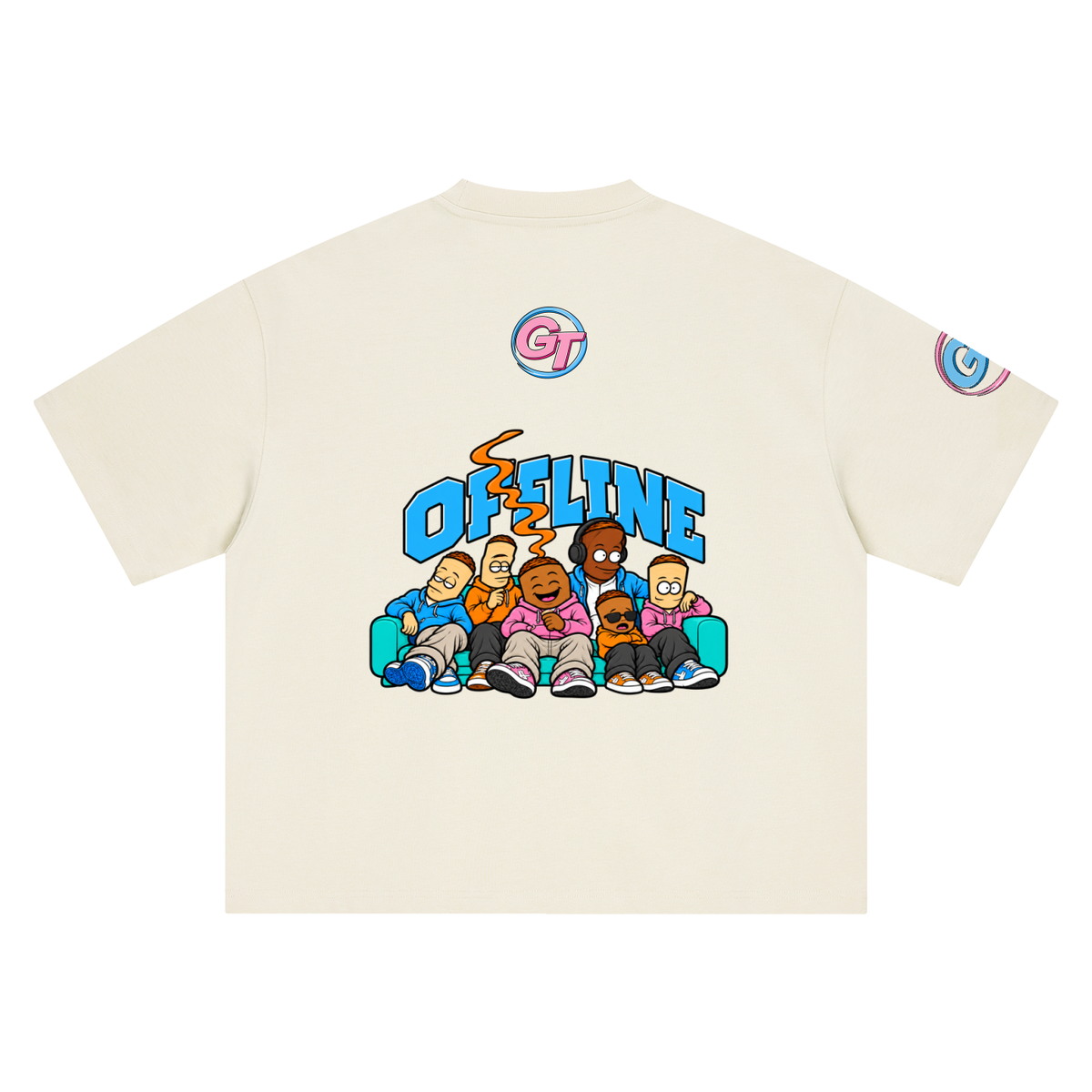 Green Team “Offline” Boxy Tee