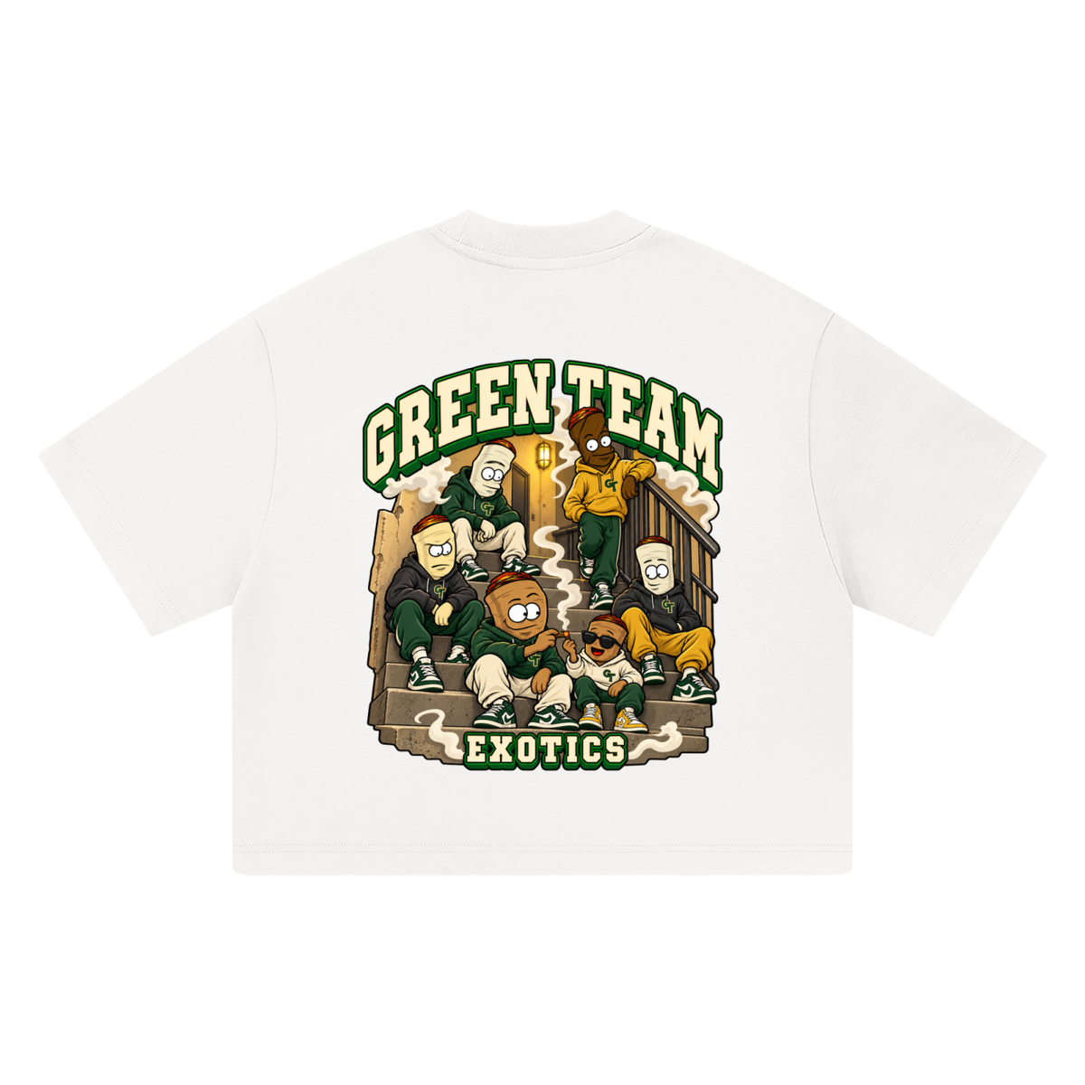 Green Team Exotics Heavyweight Boxy Tee