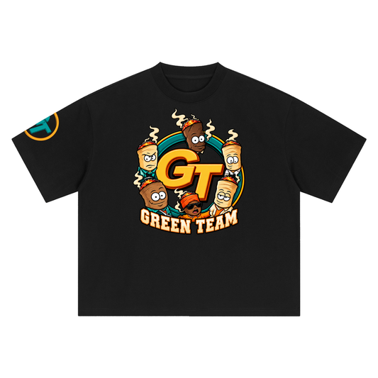 Green Team “Same Circle” Heavyweight Boxy Tee