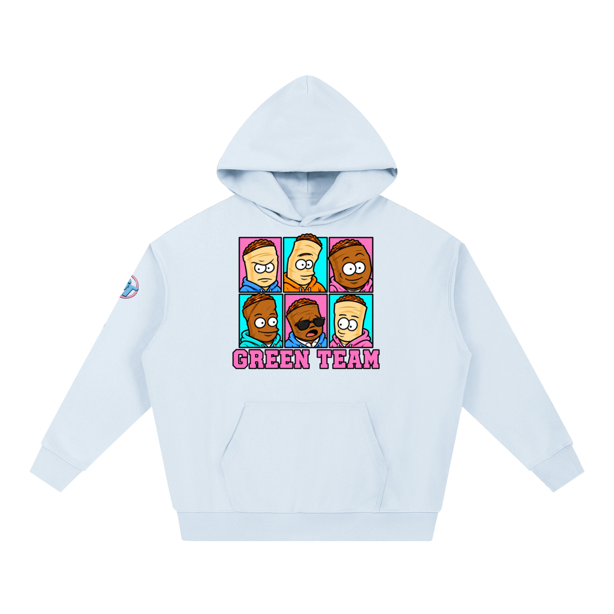 Green Team “Offline” Heavyweight Hoodie