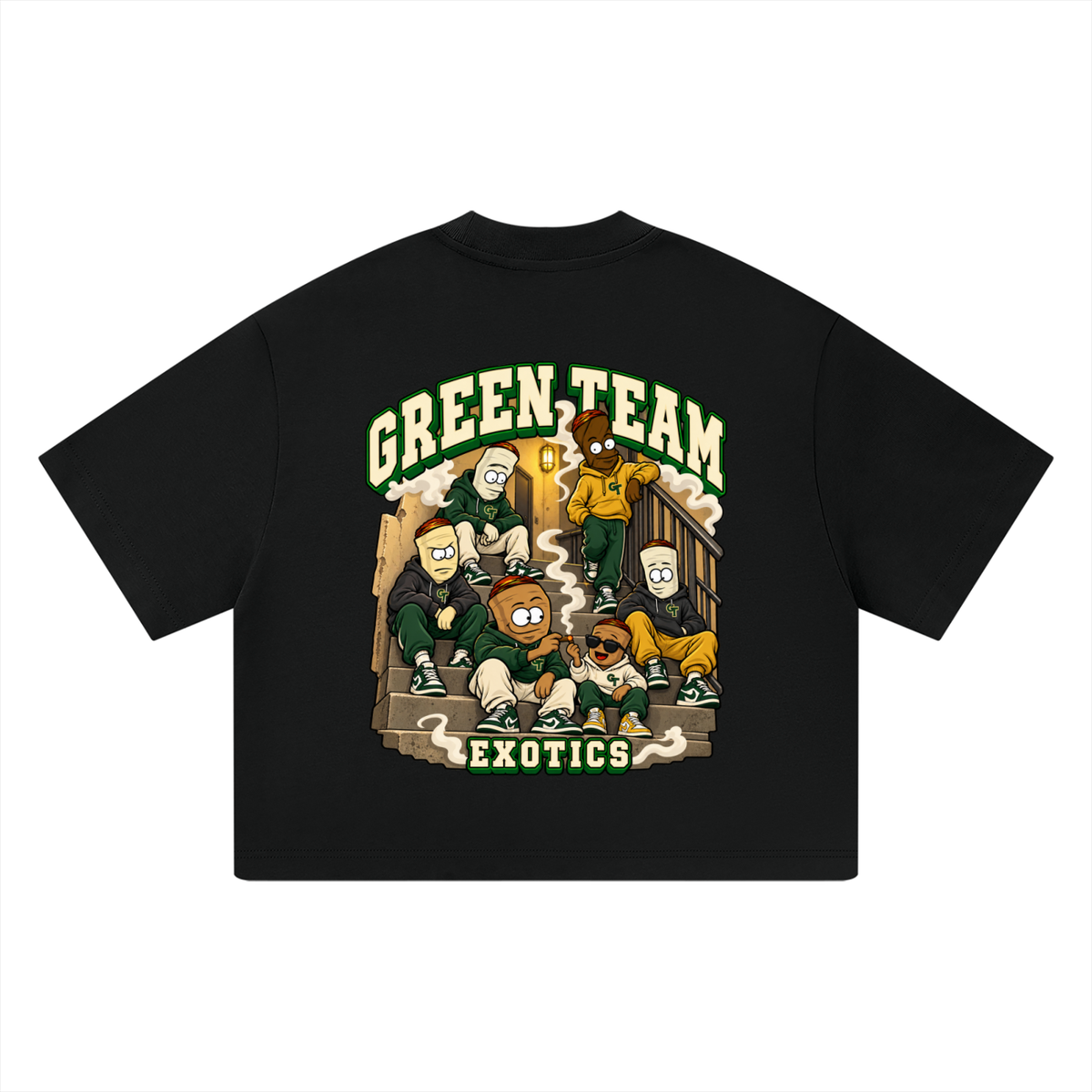 Green Team Exotics Heavyweight Boxy Tee