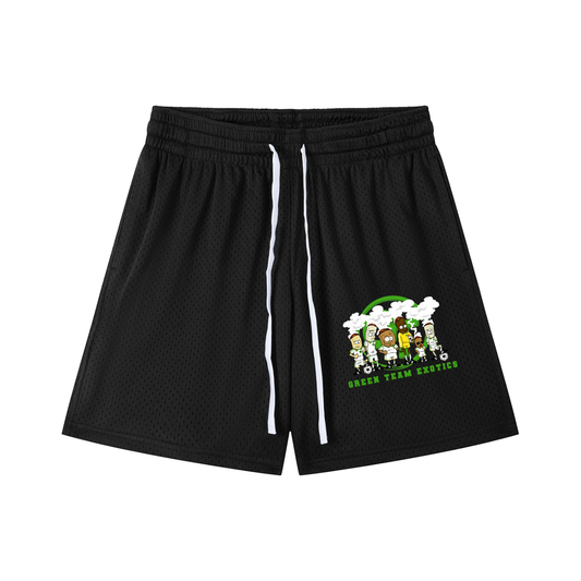 Green Team Exotics Mesh Shorts
